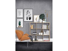 Regal >Wellington< - 107,2x107,3x32,9cm (BxHxT)