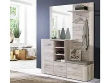 Kompaktgarderobe >Chevy< in Sandeiche Nachbildung -...