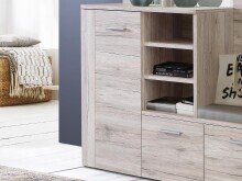 Kompaktgarderobe >Chevy< in Sandeiche Nachbildung - 155.2x200x41.6cm (BxHxT)