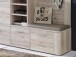 Kompaktgarderobe >Chevy< in Sandeiche Nachbildung - 155.2x200x41.6cm (BxHxT)