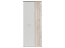 Schuhschrank >Balu< in Weiß - 68,9x179,1x34,8cm (BxHxT)