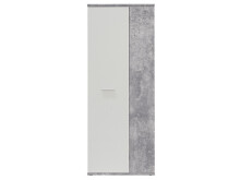 Schuhschrank >Balu< in Weiß - 68,9x179,1x34,8cm (BxHxT)