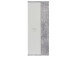 Schuhschrank >Balu< in Weiß - 68,9x179,1x34,8cm (BxHxT)
