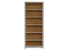Schuhschrank >Balu< in Sandeiche Weiß - 68,9x179,1x34,8cm (BxHxT)