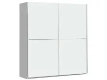 Schwebetürenschrank >Zorana< in Weiß -...