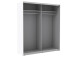 Schwebetürenschrank >Zorana< in Weiß - 170,3x190,5x61,2cm (BxHxT)
