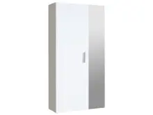 Schuhschrank >Yonkers< in Weiß - 99,9x190,5x36,3cm (BxHxT)