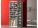 Schuhschrank >Yonkers< in Weiß - 99,9x190,5x36,3cm (BxHxT)