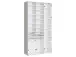Schuhschrank >Yonkers< in Weiß - 99,9x190,5x36,3cm (BxHxT)
