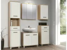 Hängeschrank >Aggi< in Sonoma-Eiche aus Metall...