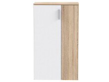 Schuhschrank >Gretna I< in Alufarben - 68,9x120,4x36,3cm (BxHxT)