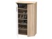 Schuhschrank >Gretna I< in Alufarben - 68,9x120,4x36,3cm (BxHxT)