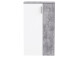 Schuhschrank >Gretna< in Weiß Betonoptik Lichtgrau - 68.9x120.4x36.3cm (BxHxT)