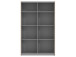 Schwebetürenschrank >Elene I< in grau - 120x192,5x42cm (BxHxT)