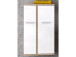 Midischrank >Arta< in Bianco Eiche Nachbildung - 62.8x108.4x34 (BxHxT)