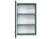 Hängeschrank >Graphit< in Grau/Hochglanz aus MDF - 40x64x20cm (BxHxT)