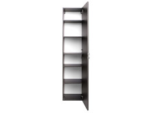 Seitenschrank >Graphit< in Graphitgrau - 40x180x35cm (BxHxT)
