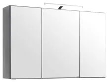 Spiegelschrank >Graphit< in Graphitgrau -...