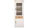 Vitrine >Briana< in New White aus MDF - 76x205x40cm (BxHxT)