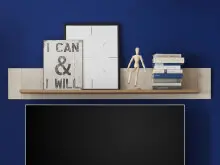 Wandboard >Briana< in New White aus MDF -...