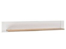 Wandboard >Briana< in New White aus MDF - 155x24x21cm (BxHxT)