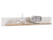 Wandboard >Briana< in New White aus MDF - 155x24x21cm (BxHxT)
