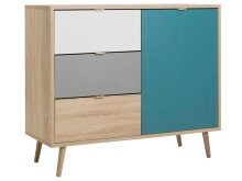 Kommode >Visby< in Sonoma-Eiche - 103x87x40cm (BxHxT)