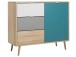 Kommode >Visby< in Sonoma-Eiche - 103x87x40cm (BxHxT)