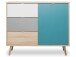 Kommode >Visby< in Sonoma-Eiche - 103x87x40cm (BxHxT)