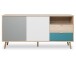 Sideboard >Visby< in Sonoma-Eiche - 150x68x40cm (BxHxT)