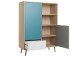 Highboard >Visby< in Sonoma-Eiche - 103x138x40cm (BxHxT)