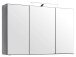 Badezimmer-Set >Graphit< in graphitgrau Grau-Hochglanz - 100x54x47cm (BxHxT)
