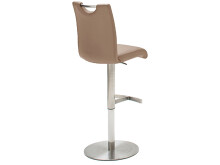 Barhocker >Amiens I< aus Edelstahl - 42x91x51cm (BxHxT)