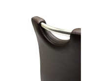Barhocker >Amiens I< aus Edelstahl - 42x91x51cm (BxHxT)