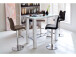 Barhocker >Amiens I< aus Edelstahl - 42x91x51cm (BxHxT)