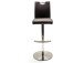 Barhocker >Amiens I< in Schwarz aus Edelstahl - 42x91x51cm (BxHxT)