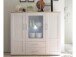 Highboard >Barbara< in Sibiu-Lärche aus Glas - 156x137x46cm (BxHxT)