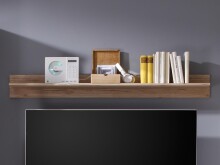 Wohnwand >Barbara< in Sibiu-Lärche / Glas - 329x202x50cm (BxHxT)