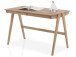 Schreibtisch >Cornelle< in Asteiche aus Massivholz - 120x75x65cm (BxHxT)