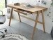 Schreibtisch >Cornelle< in Asteiche aus Massivholz - 120x75x65cm (BxHxT)