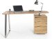 Schreibtisch >Tartu< in Asteiche geölt aus Massivholz - 150x75x67cm (BxHxT)