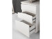 Schreibtisch >Tartu< in Weiß matt lackiert aus MDF - 150x76x67cm (BxHxT)