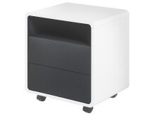 Rollcontainer >Blackpool< in Weiß matt - 47x55x38cm (BxHxT)