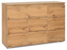 Kommode >Ravenna< in Honig-Eiche - 120x80x40cm (BxHxT)