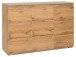 Kommode >Ravenna< in Honig-Eiche - 120x80x40cm (BxHxT)