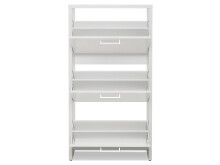 Schuhkipper >Filton< in Alu-Optik - 61x115x25cm (BxHxT)