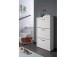 Schuhkipper >Filton< in Alu-Optik - 61x115x25cm (BxHxT)