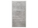 Schuhkipper >Filton< in Weiß Beton - 61x115x25cm (BxHxT)