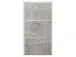 Schuhkipper >Filton< in Weiß Beton - 61x115x25cm (BxHxT)