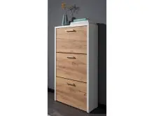 Schuhkipper >Filton< in Weiß Eiche -...